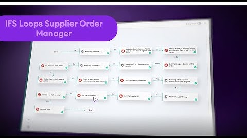 Digital Workers in Action | Supplier Order Manager with IFS Loops