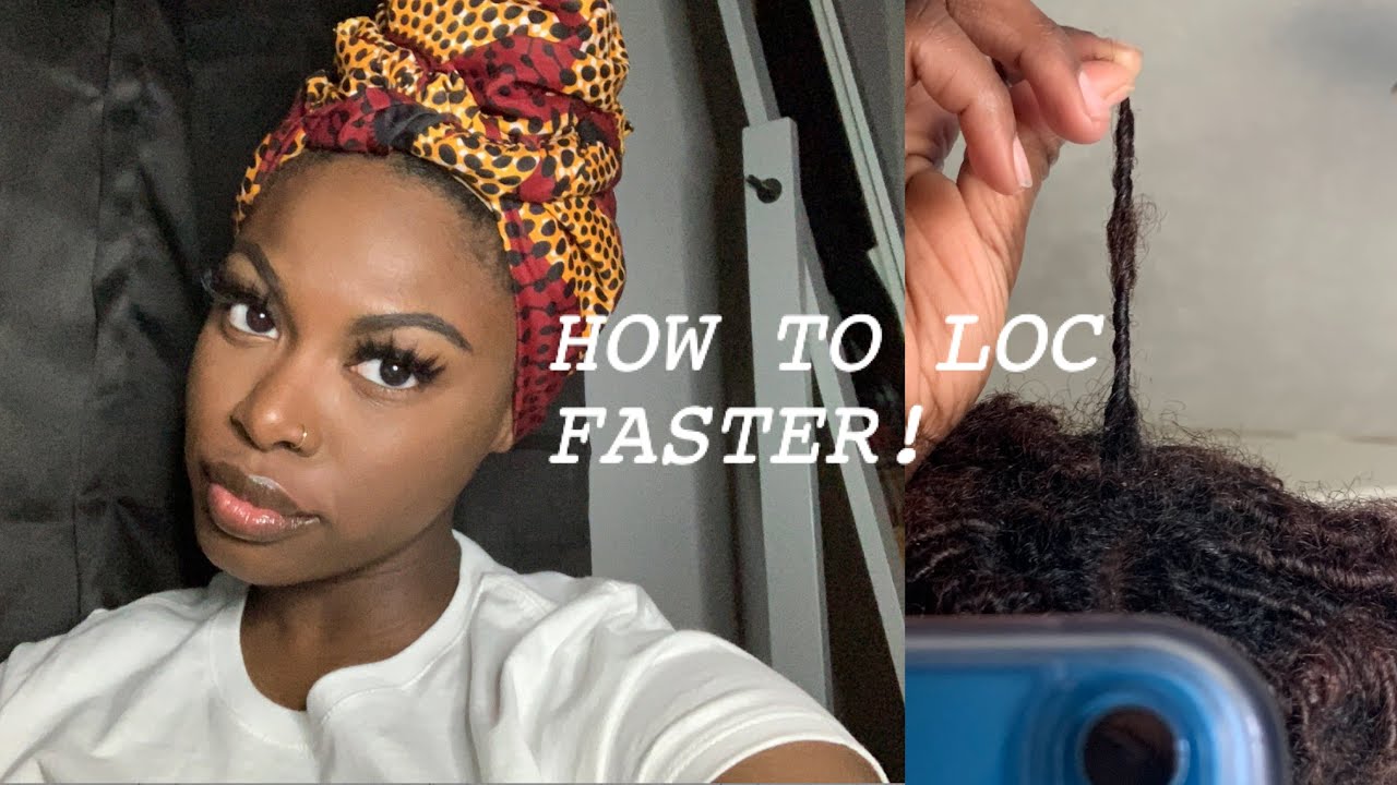 STARTER LOCS HOW TO GET LOCS TO LOCK FASTER 6 MONTHS OH JUU - YouTube.