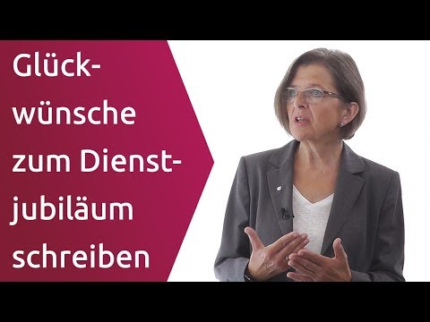 Video: Wie Schreibe Ich Einen Glückwunsch Für Einen Mann