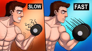 Slow vs Fast Reps for Muscle Growth (Science-Based)