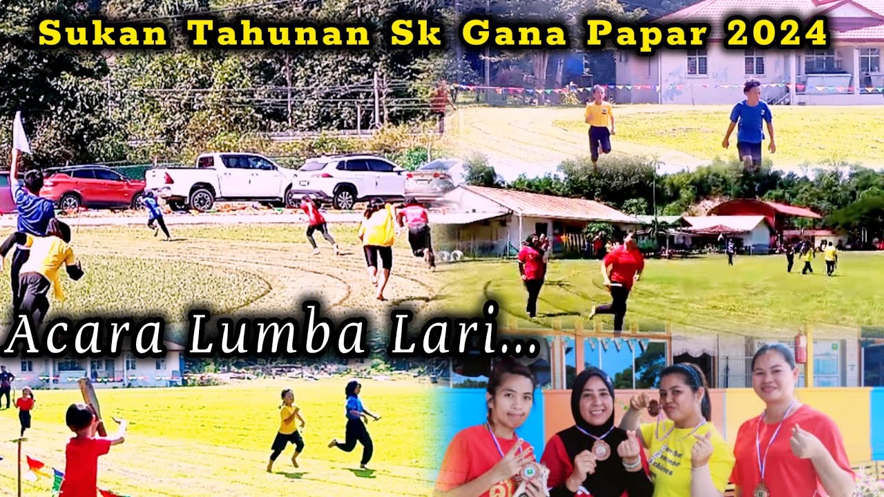 Sukan SK GANA Papar|Lumba Lari Yang Sengit‼️PIBG Ikut Bertanding⁉️