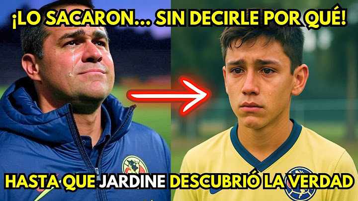 Lo SACARON de la CANTERA del América sin explicación… 😢 Pero JARDINE se enteró y HIZO lo INESPERADO