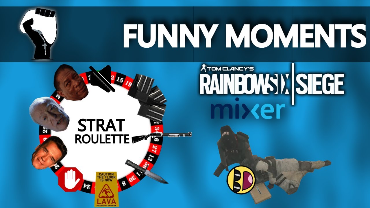 Strat Roulette Rainbow Six Siege: Strat Roulette with the Followers (Funny Moments ...