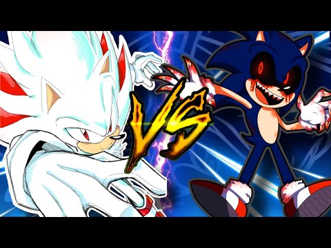 Darkspine Chaos Shadic vs Sonic.Exe Xenophase (Sprite Animation