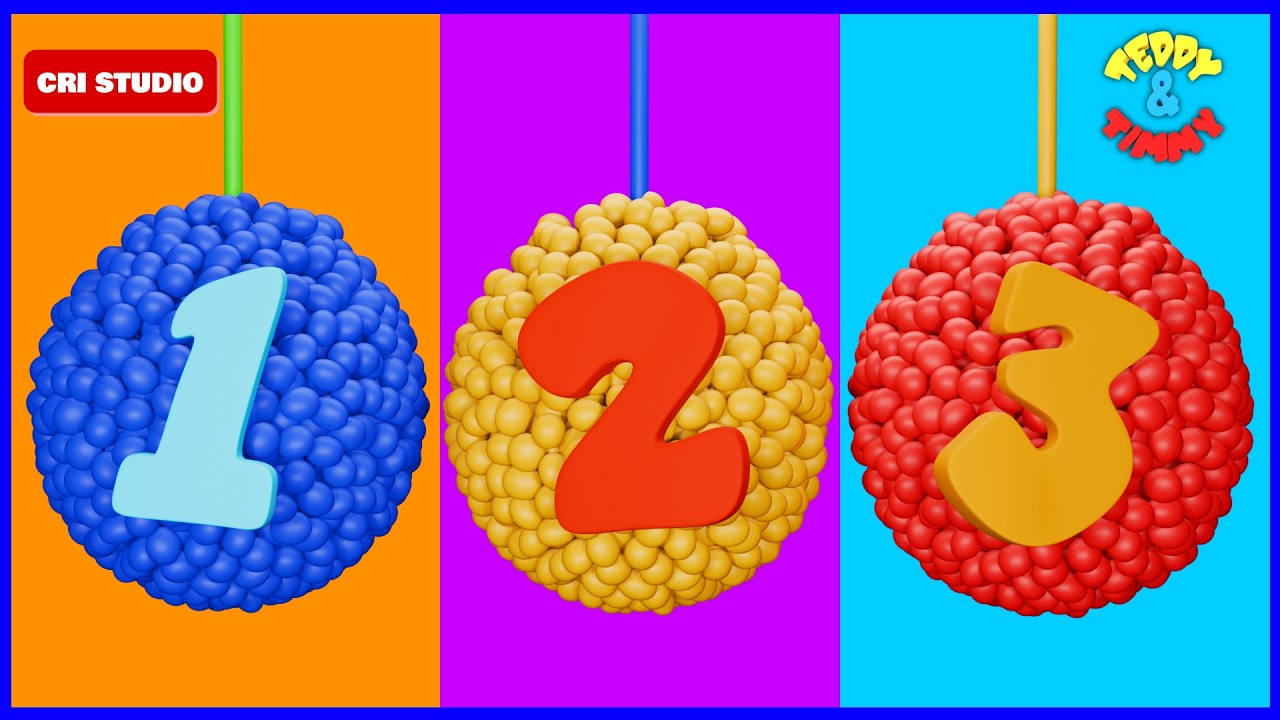 Colours | 1234 Numbers | Colors for Toddlers | Numbers for Kids