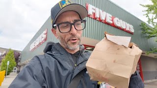 My First Time Trying FIVE GUYS Burger Before There Possible Demise in 2026 #kreepers 