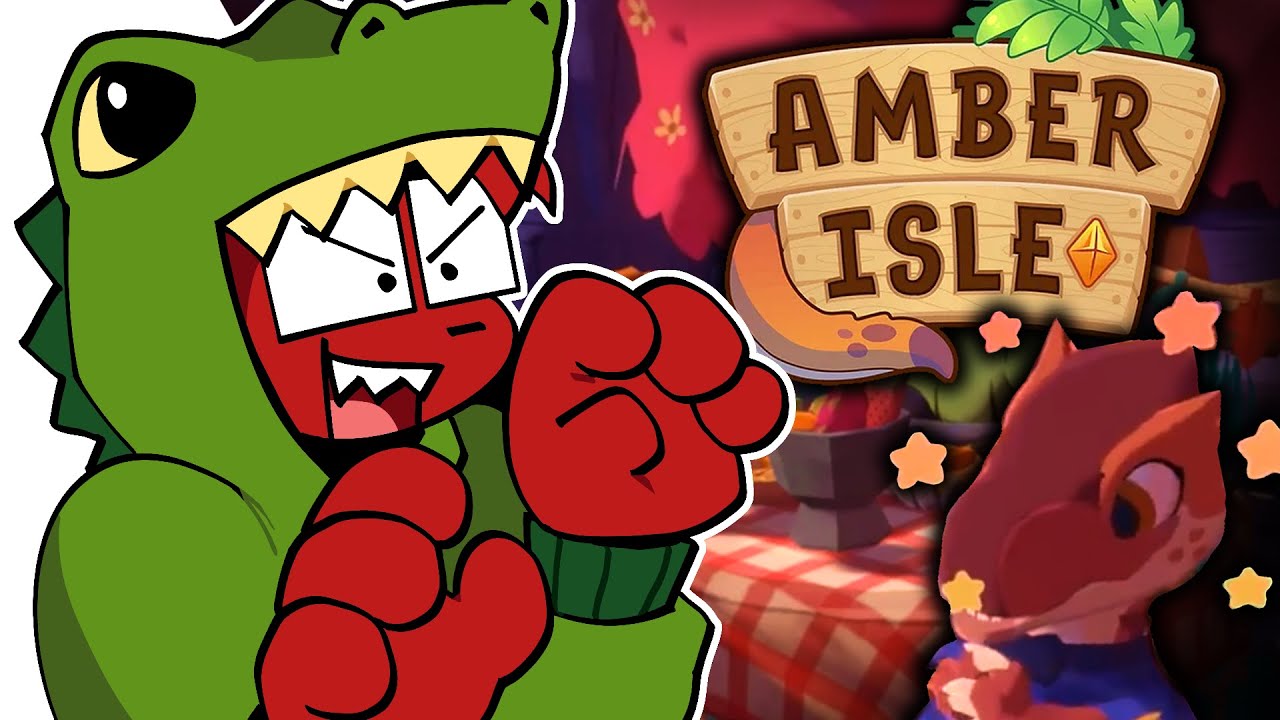 Dinosaur Animal Crossing!?!? [Amber Isle]