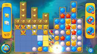 Fishdom level 133 - 22 Moves - No Boosters