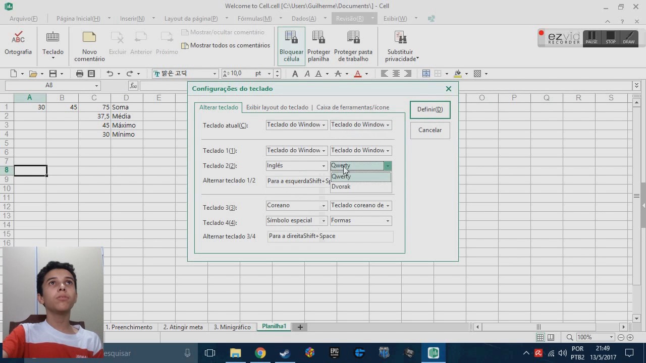 Tutorial Cell - Thinkfree Office - YouTube