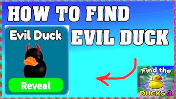 How To Find Evil Duck in FIND THE DUCKS 3 ROBLOX 🦆 [walkthrough]