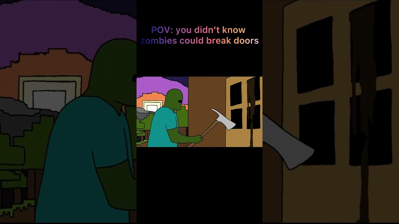 Your very first night in Minecraft