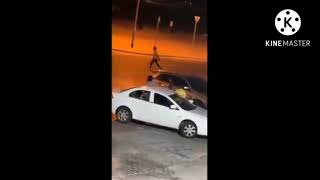 Man Rans For His Life After Nigerians Break The Car Windowsbig Mess