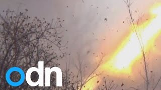 Ukraine crisis: Pro-Russian rebels fire rockets in Vuhlehirsk
