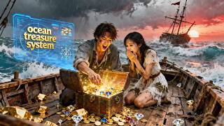 World submerged, only bamboo raft; ocean treasure system saves me, all beg me!#drama