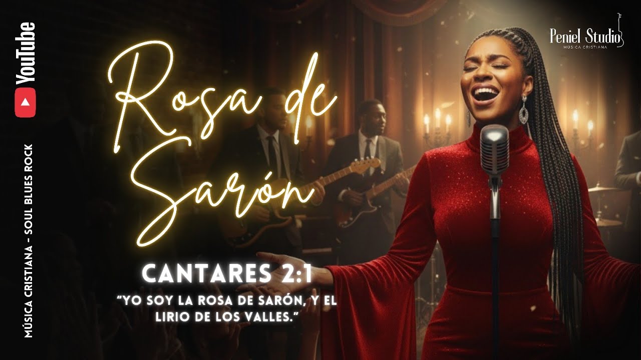 Rosa de Saron - Lirio de los Valles (Cantares 2:1) | Peniel Studio | Soul Blues Rock Cristiano