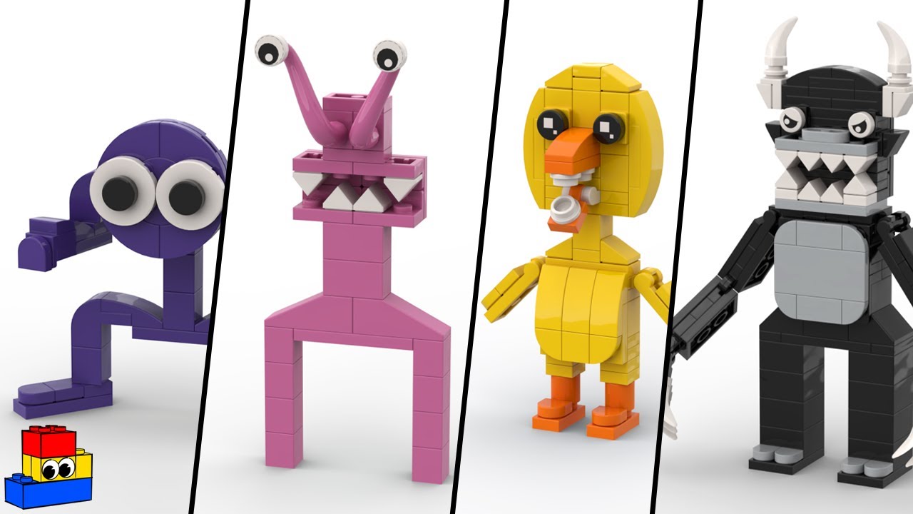 ROBLOX + LEGO] I made the RAINBOW FRIENDS at minifig scale! -  in  2023