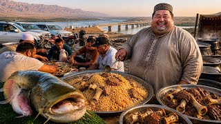     GIANT Afghan Food Feast at the Border Must Watch!