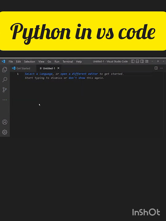 Python in vs code | How to run python in visual studio code #python # ...