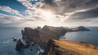 Dramatic PANORAMA Landscape Photography on the Cliffs of Madeira