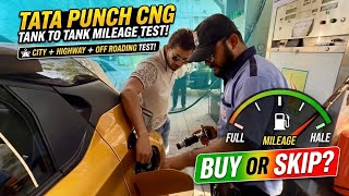 2026 Tata Punch Facelift Cng Tank-To-Tank Mileage Test Power & Pros-Cons