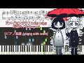 [ピアノ楽譜 / piano with score] アメイセンソウ / Noisy Rainy - 月詠み / Tsukuyomi