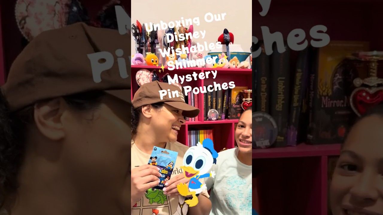 Disney Wishables ✨Shimmer✨Pin Unboxing Pt 1 #disney #unboxing #disneypins #disneyworld #disneymagic
