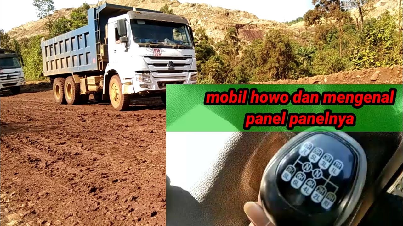 belajar cara bawa mobil howo 10 roda