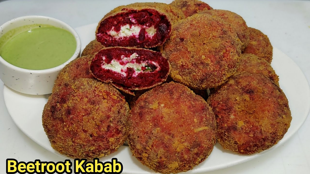 Beetroot Cutlet Recipe | Stuffed Beetroot Kabab | Evening Snacks | Beetroot Kabab Recipe |Chef Ashok