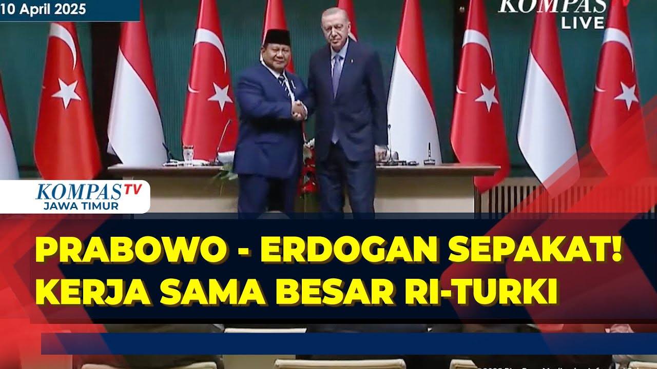 Bertemu Erdogan, Prabowo Ungkap Kerja Sama Besar RI-Turki! | Joint Venture Pertahanan & Perdagangan
