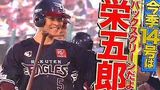 【今季14号】茂木栄五郎『バックスクリーンだよ栄五郎』