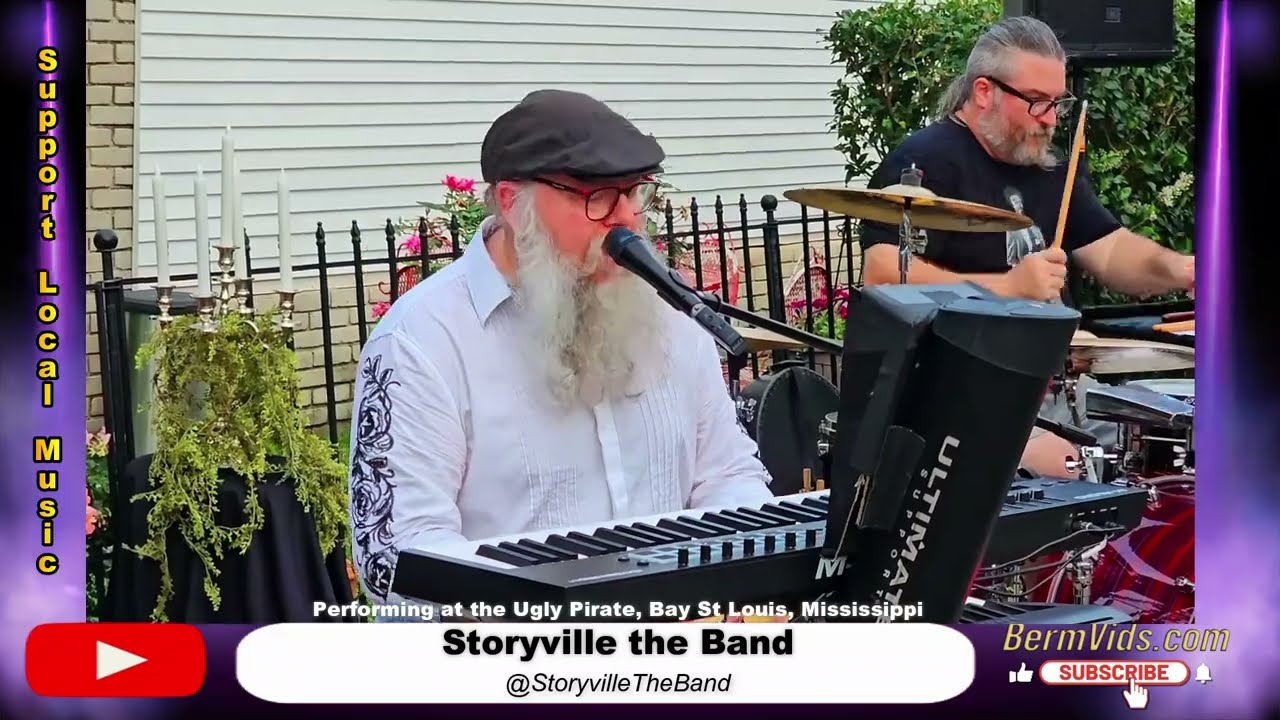 Storyville The Band Performing at the Ugly Pirate, Bay St Louis Mississippi