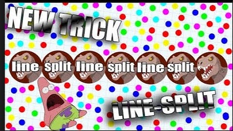 HOW TO LINESPLIT IN AGAR.IO FALCON gaming-agario