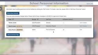 SCHEV Training   Deleting a Personnel