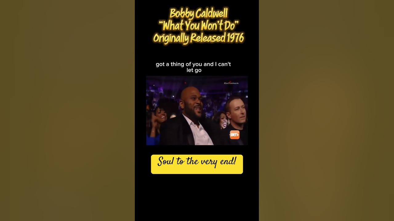 Bobby Caldwell performing “What You Won’t Do”. Originally released in 1978