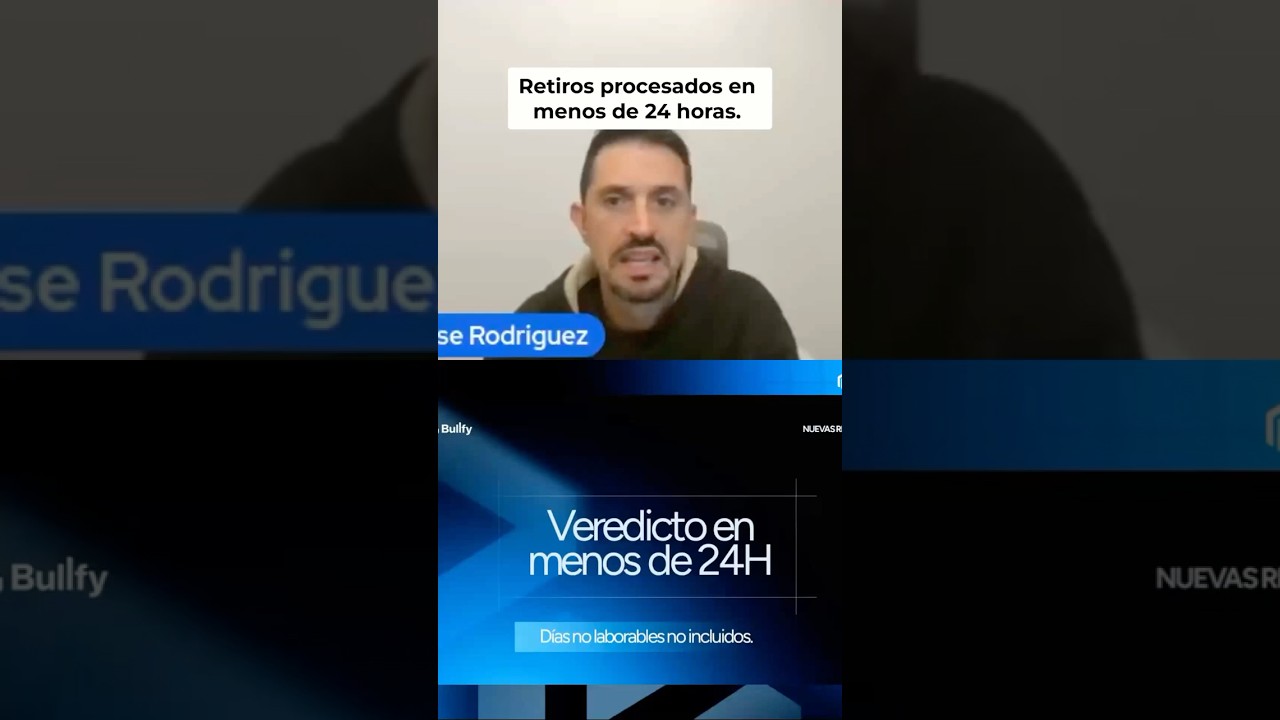 Nuevas reglas de Bullfy: retiros procesados en menos de 24 horas 🚀