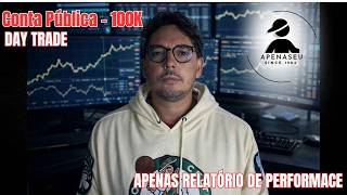 Conta De 100 K Relatório De Performance Semanal Mensal Anual