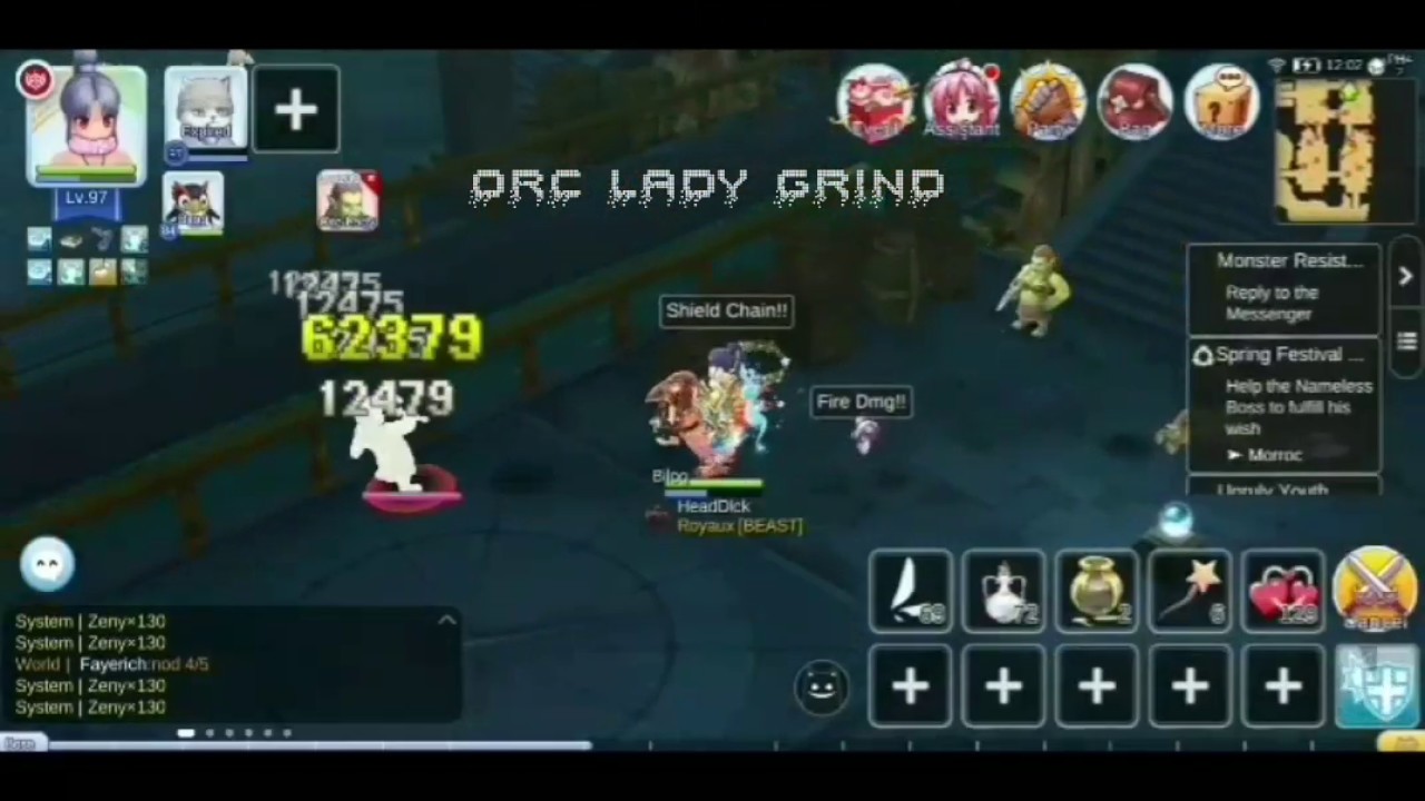 paladin ro mobile 2022 Update Paladin orc lady grind shield chain build - ragnarok mobile