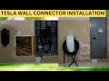 Tesla Wall Connector  EV Charger Gen 3 - Clean Install (Hidden Wires)