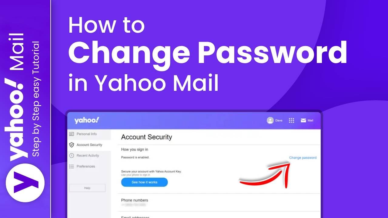 How Do I Change My Yahoo Password