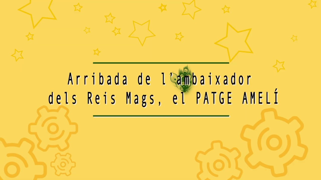 ARRIBADA DEL PATGE AMELÍ A MOLINS DE REI