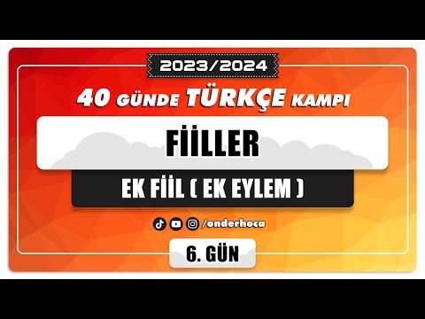 19) EK-FİİL (EK-EYLEM) / DİL BİLGİSİ KAMPI / Önder Hoca