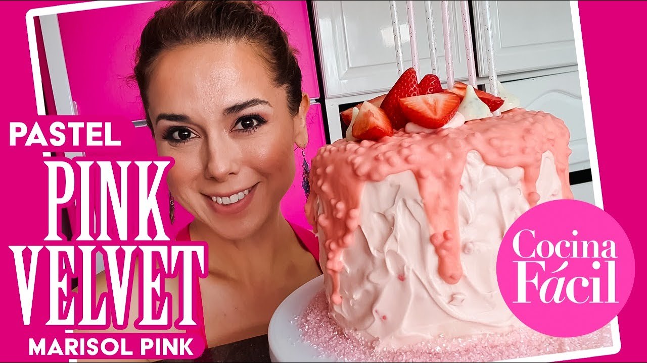 Pastel Pink Velvet SIN HORNO/ Marisolpink Velvet/ Cocina fácil edición  Julio/Marisolpink - YouTube