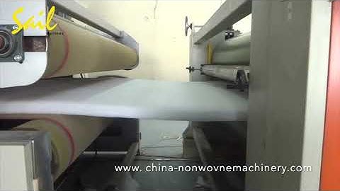 Vertical lapper thermal-bonding production line