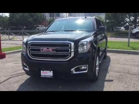 2017 GMC Yukon XL SLT 4WD Dual DVD Screens Onyx Black Oshawa ON Stock #171782 - YouTube