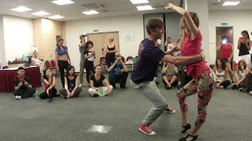 Jakub & Lucia, zouk tricks, 10.08.2013 г.