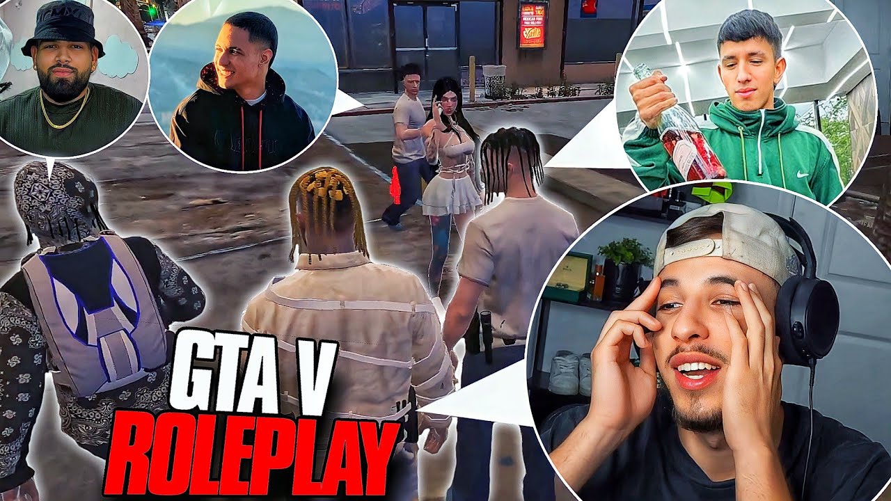 Acosando Jevitas Roleplay con Leandro, Keicy y Chanty | El Desastre en las calles, Samulx