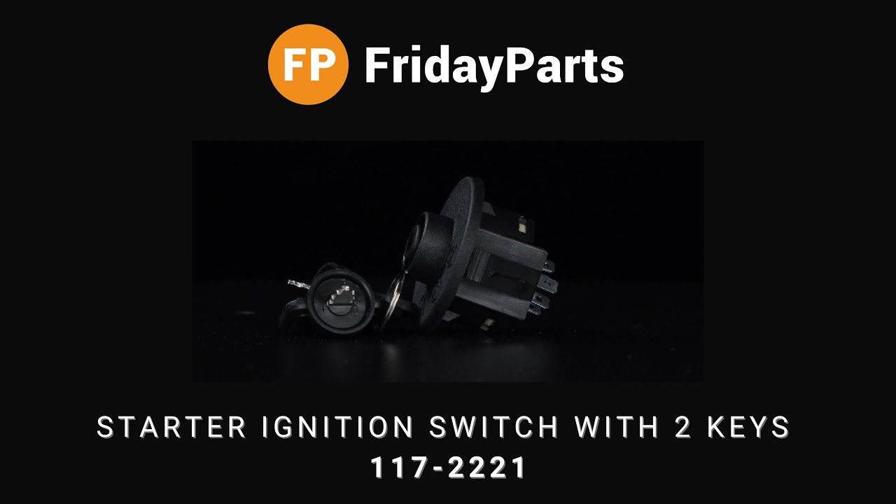 Exmark Ignition Switch Ignition Starter Switch With 2 Keys – Fits