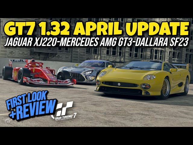 Gran Turismo 7's Update 1.32 Adds Jaguar XJ220, Mercedes-AMG GT3