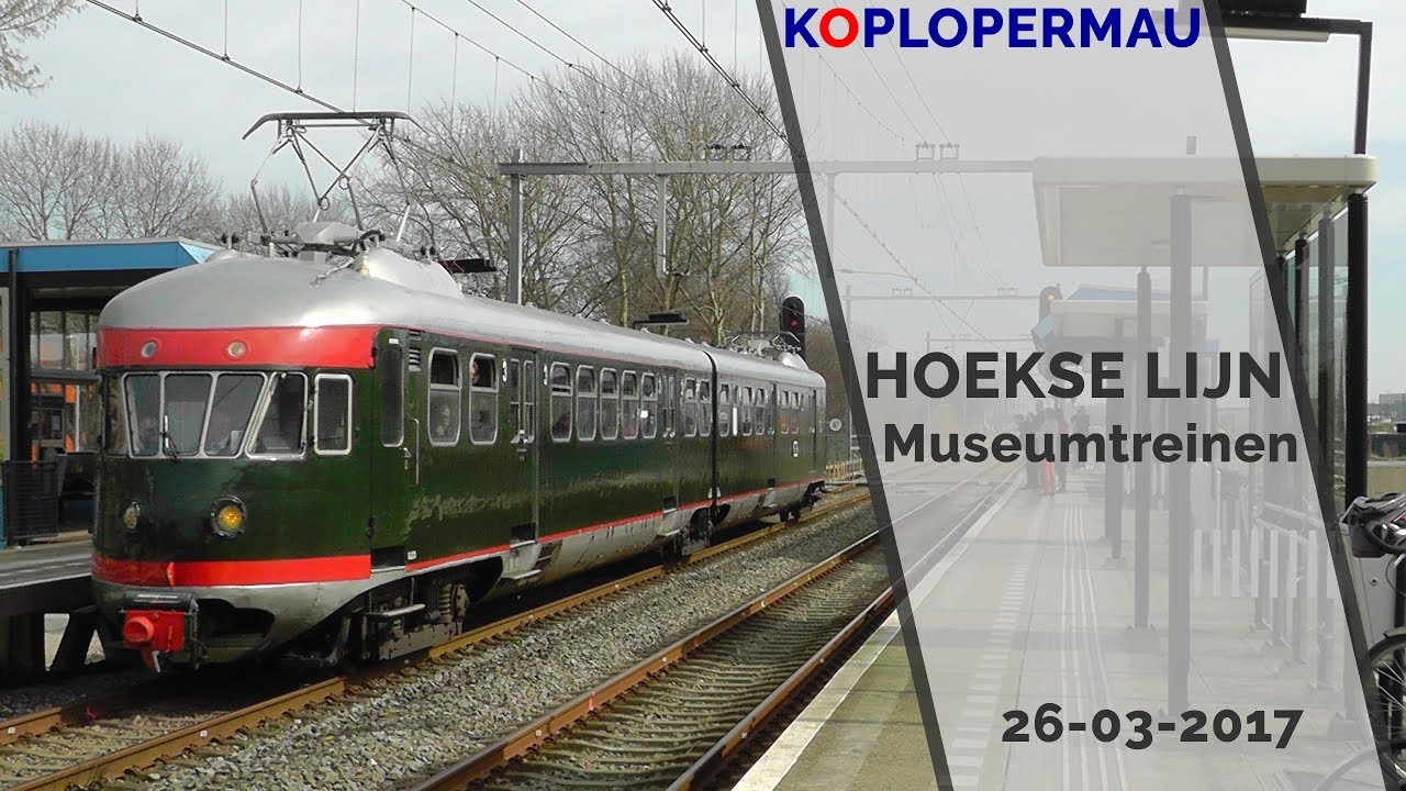 Afscheid Hoekse Lijn met museumtreinen