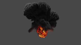 Explosion Simulation made with Houdini and rendered in Blender cycles